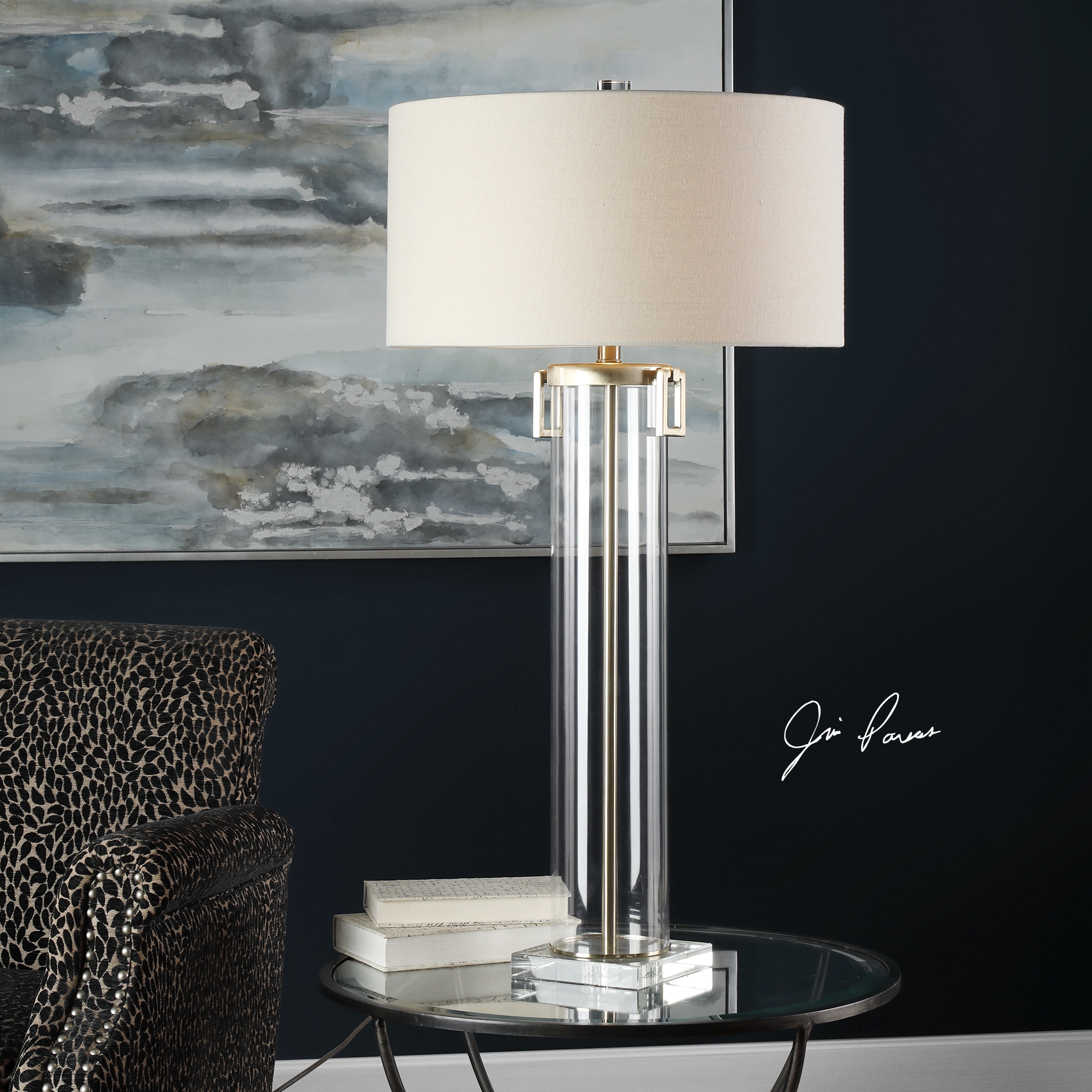 Monette Tall Cylinder Lamp - Image 1