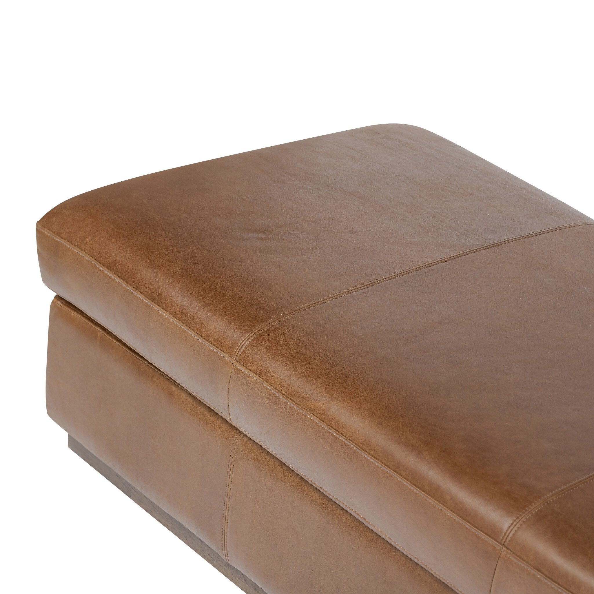 Alec Storage Ottoman - Dulane Mahogany - Image 5