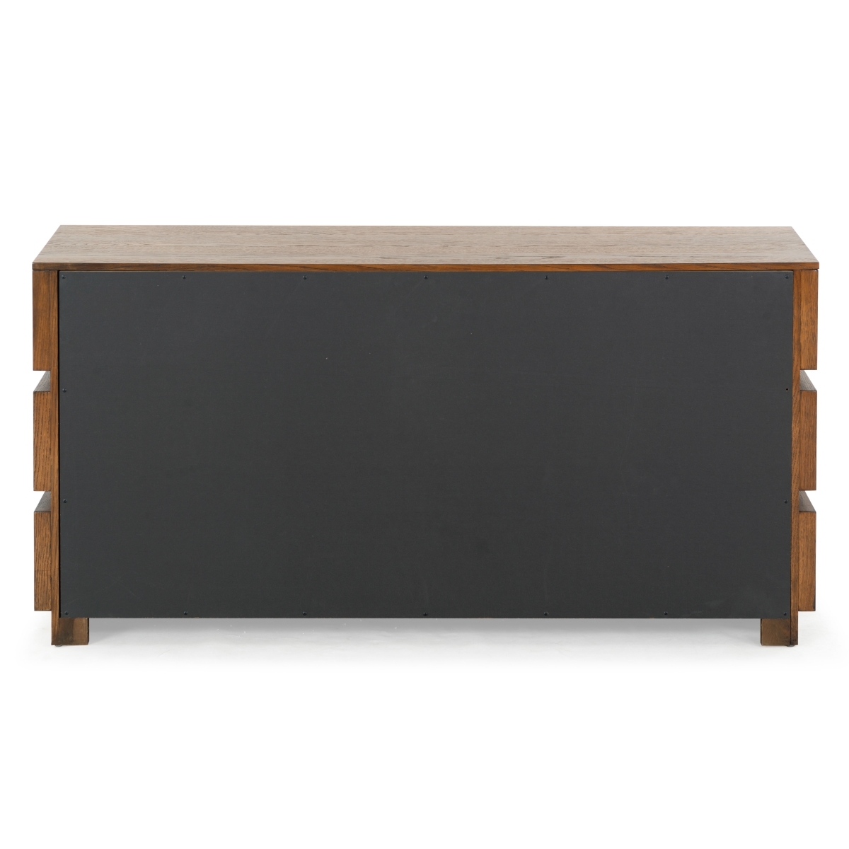 Titus 6 Drawer Stacked Dresser - Medium Oak - Image 8