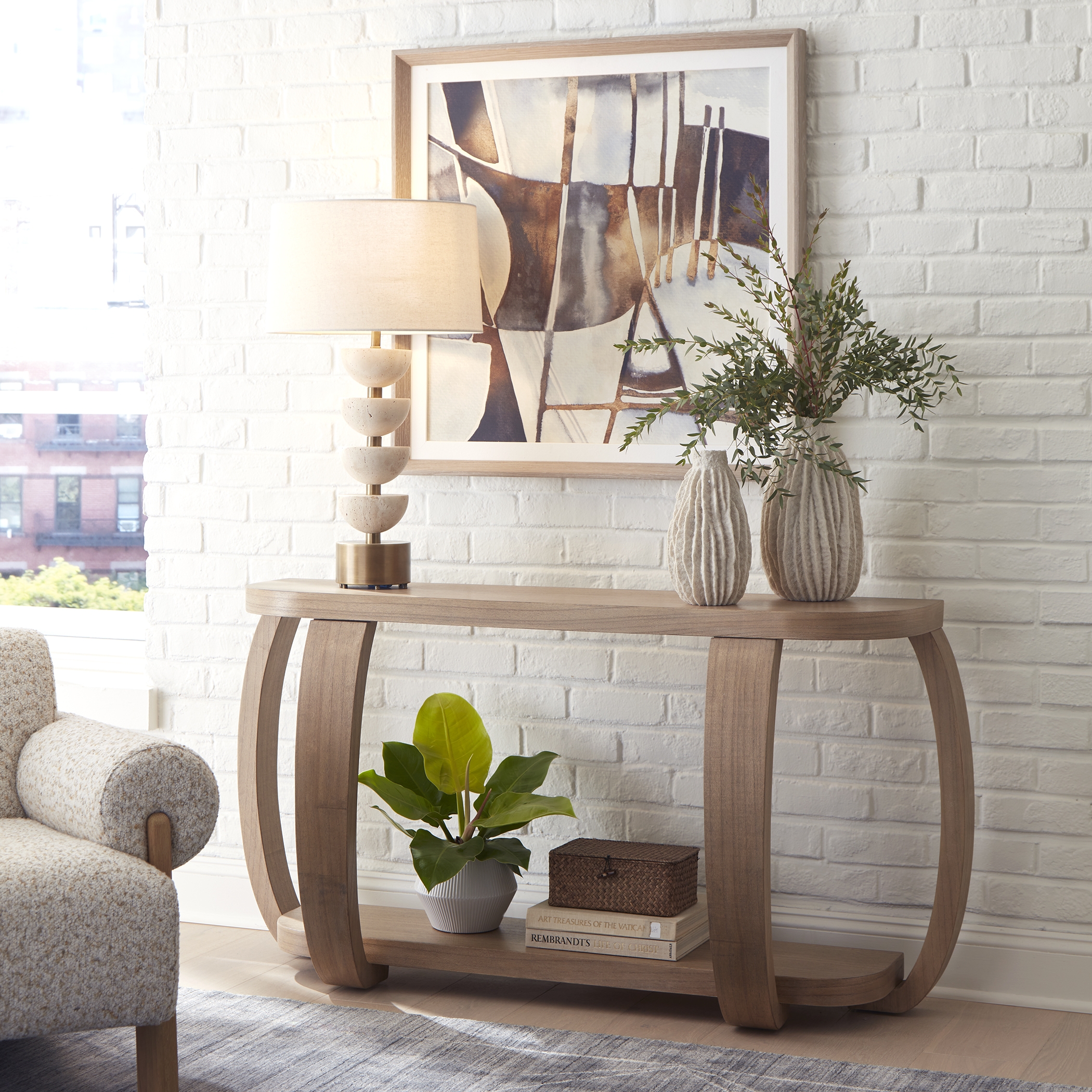 Adona Wood Console Table - Image 1