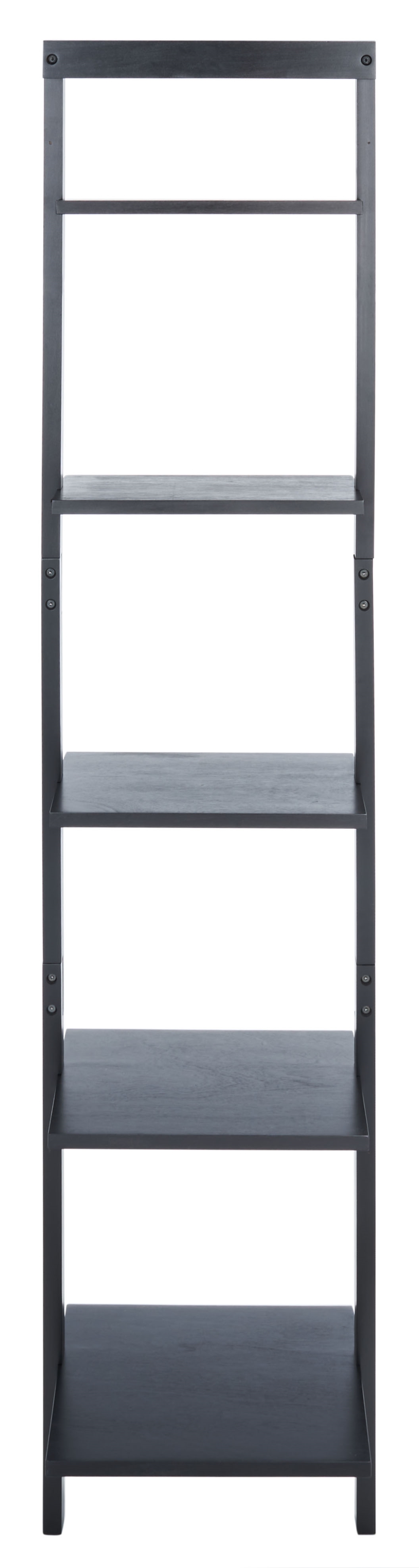 Allaire 5 Tier Leaning Etagere - Black - Safavieh - Image 8