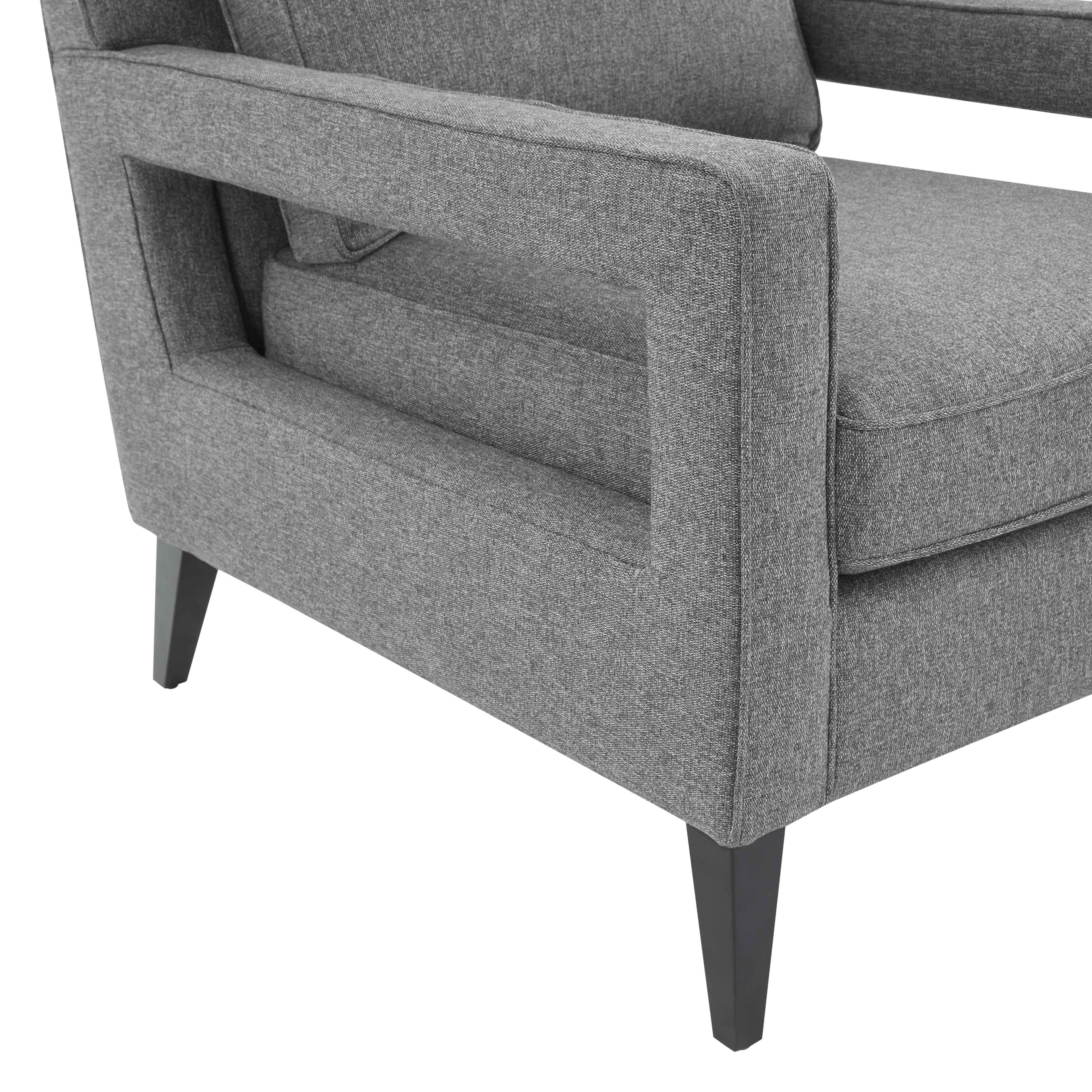 Luna Gray Accent Chair - Image 3