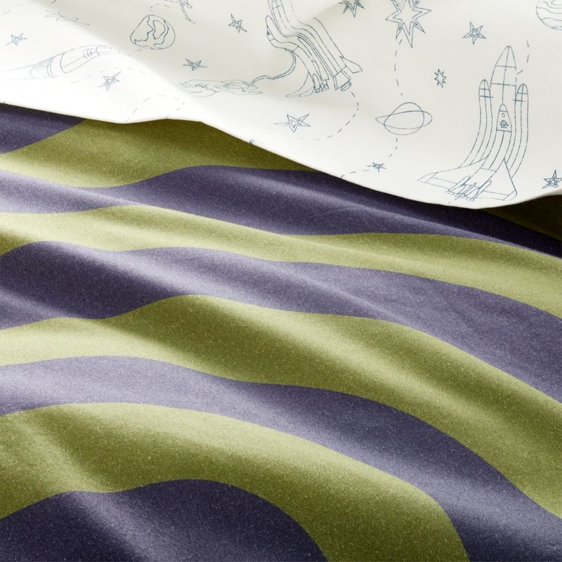 Curved Line Work Twin Duvet Cover - Image 1