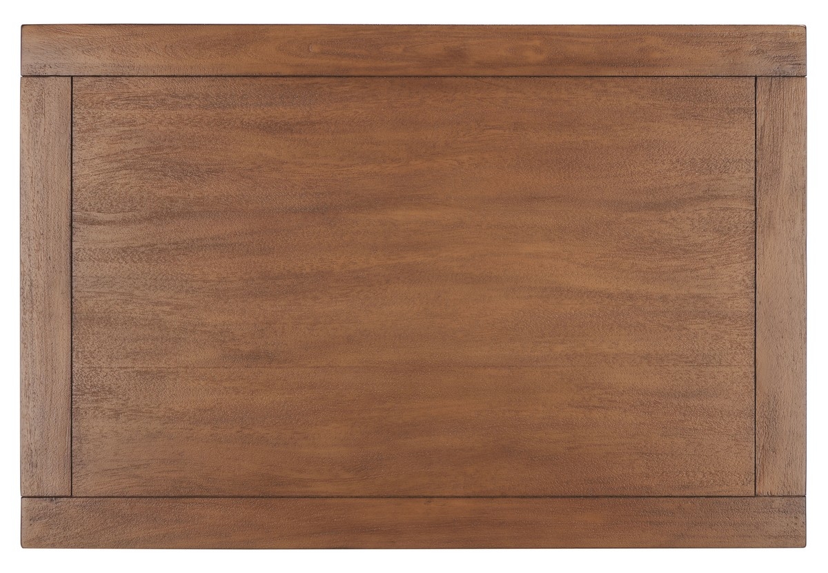 Steve 2 Drawer Wood Nightstand - Brown - Image 3