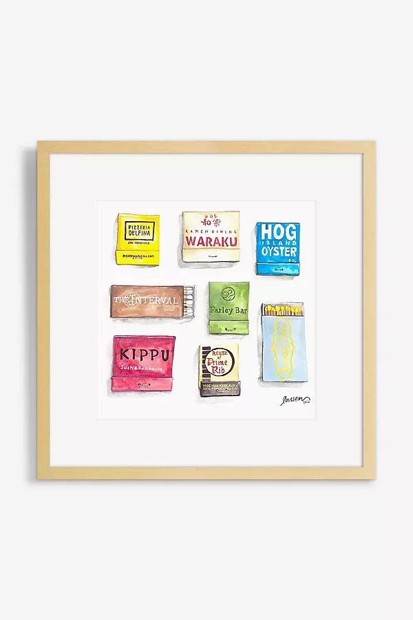 City Matchbook Wall Art - Image 0