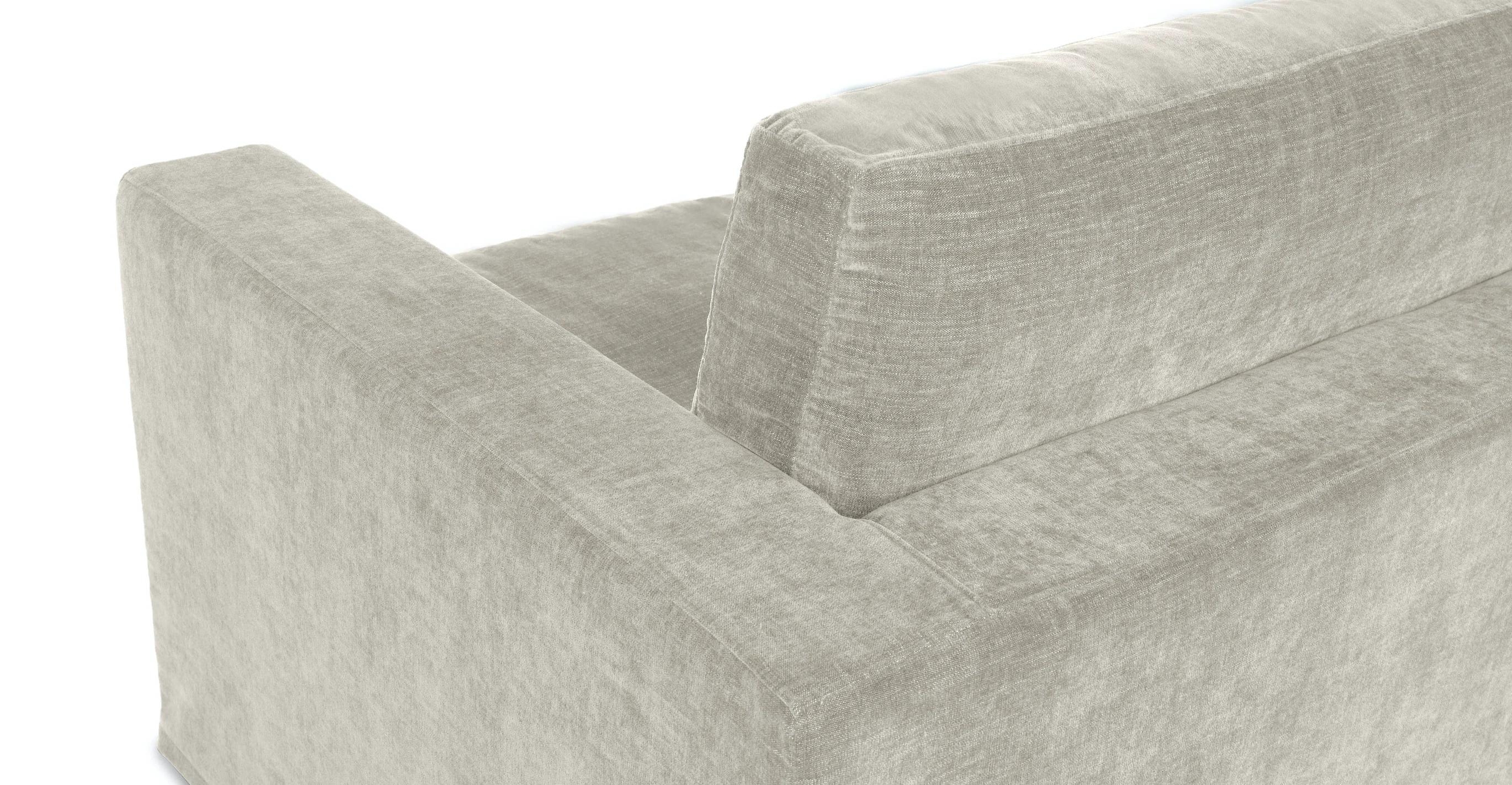 Alzey Slipcover Sofa, Whistle Gray - Image 7