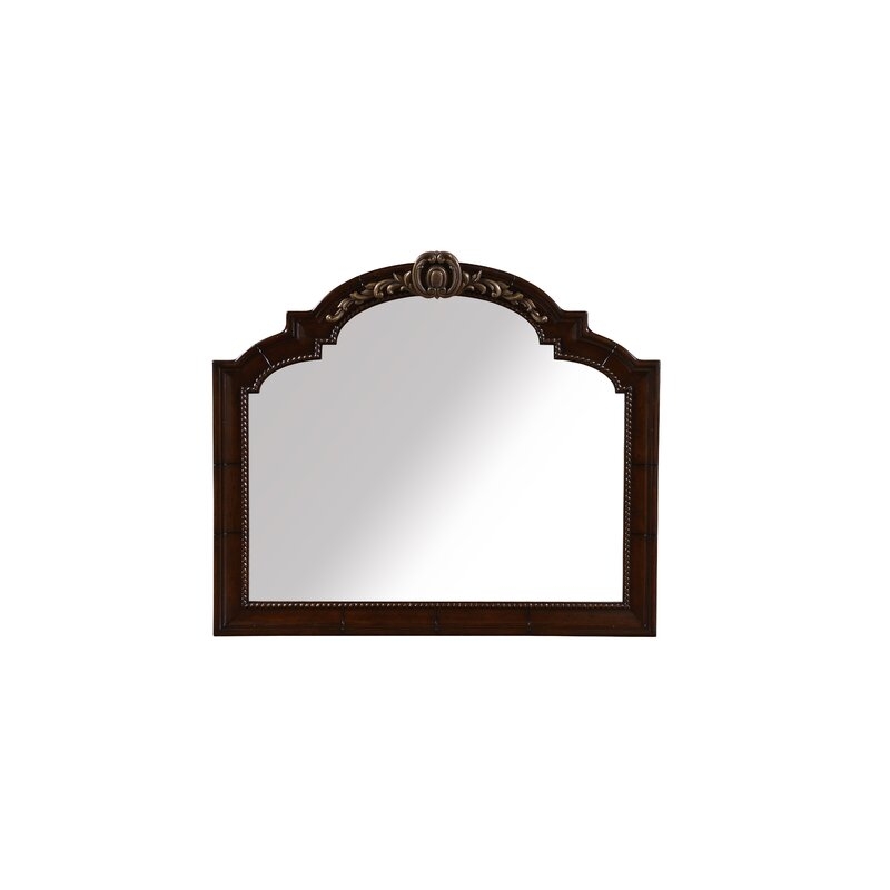 A.R.T. Valencia Arched Traditional Beveled Dresser Mirror - Image 0