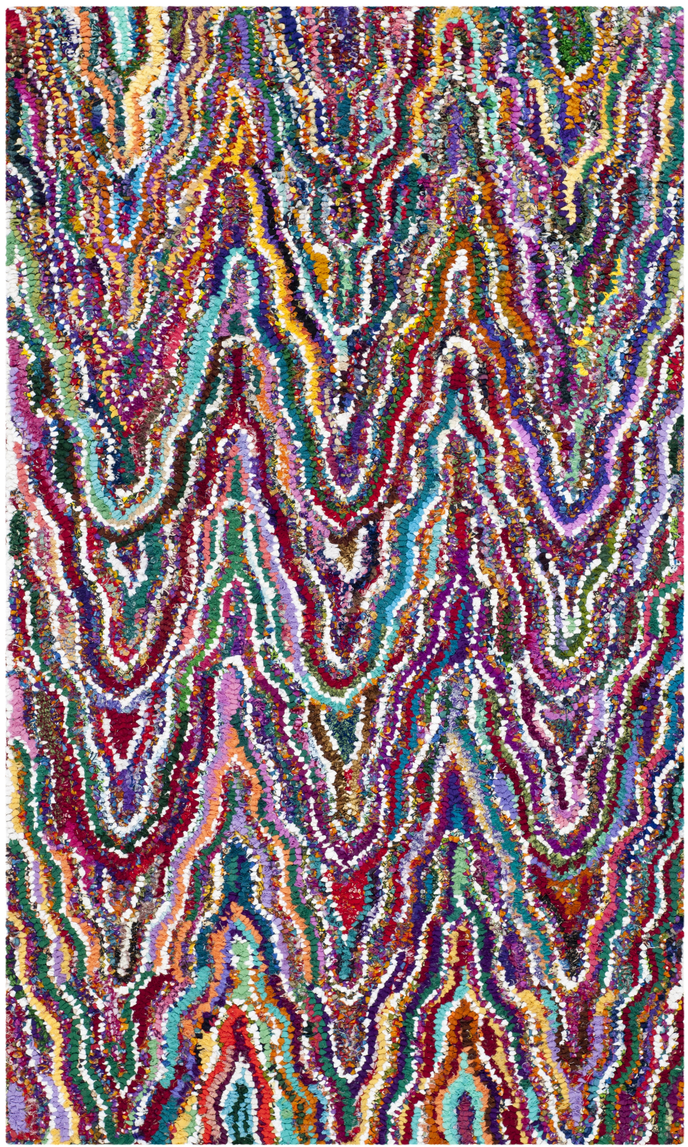 Arlo Home Hand Tufted Area Rug, NAN312A, Multi,  4' X 6' - Image 0