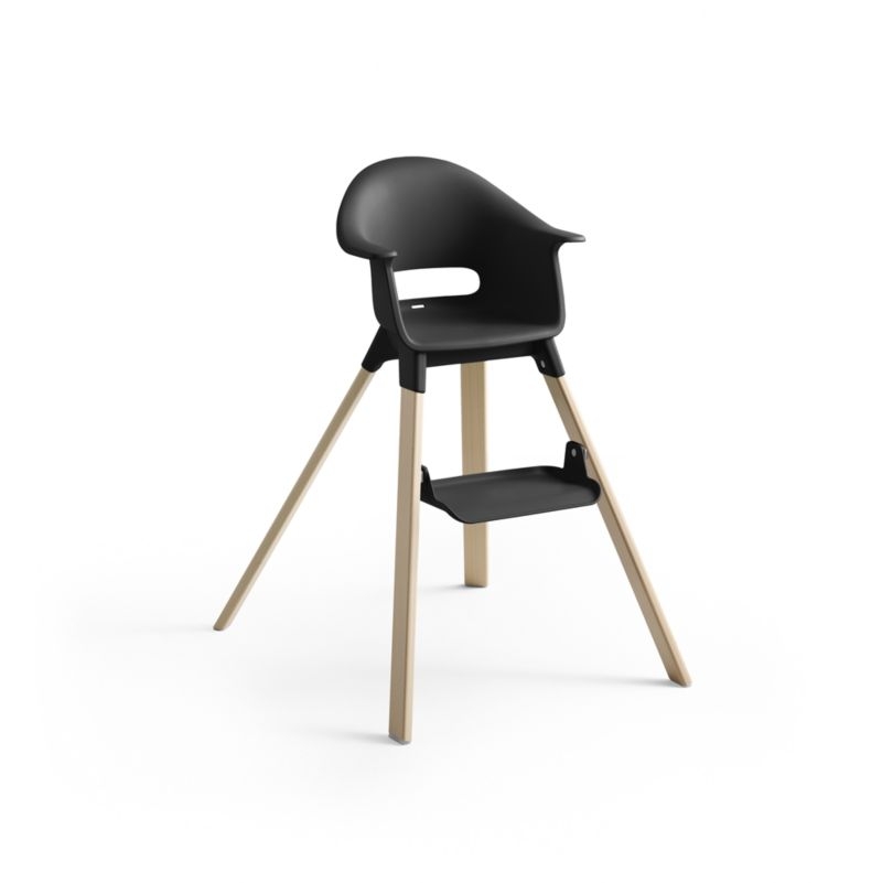 Stokke Clikk Black/Natural Baby High Chair with Adjustable Footrest - Image 7
