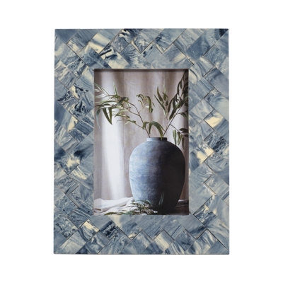 Sagebrook Home Jace Resin Woven Memories Frame - Cherish Your Moments - Image 0