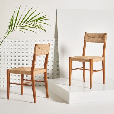 Cody Solid Wood Slat Back Side Chair - Image 0