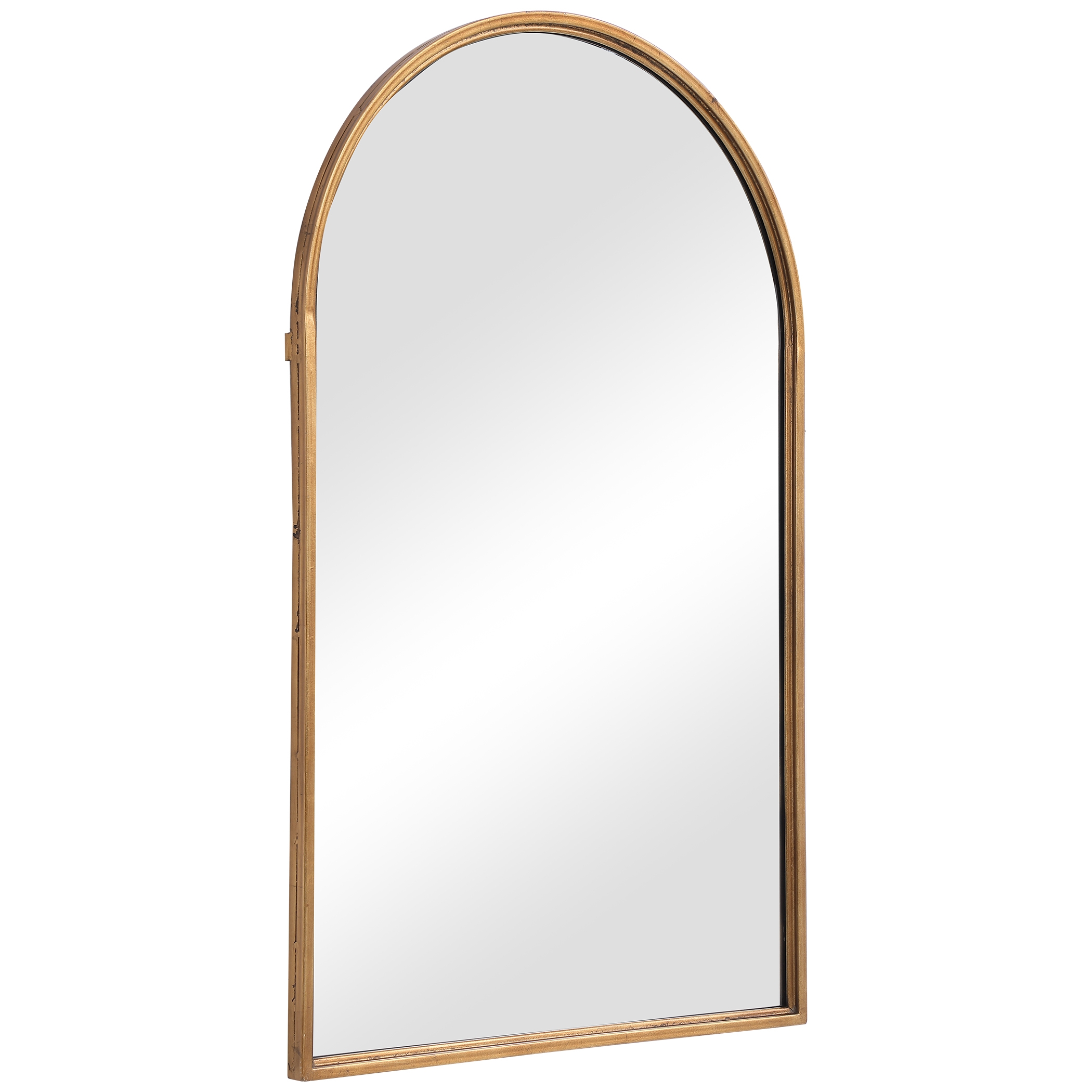 Arch Mirror, Antique Gold, 24" x 39" - Image 2