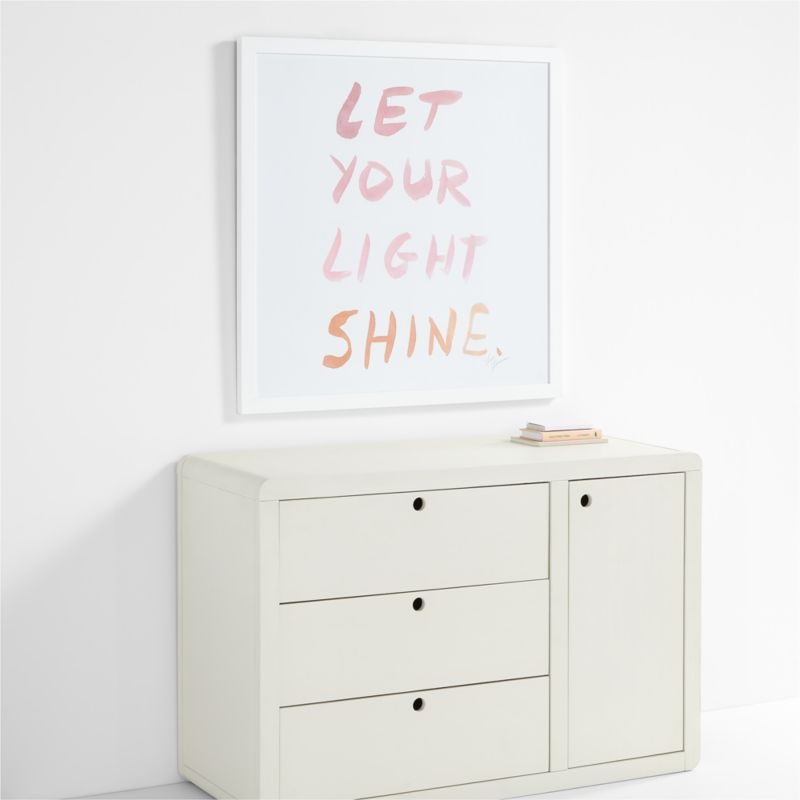 Let Your Light Shine Framed Wall Art by Leanne Ford Print - Image 1