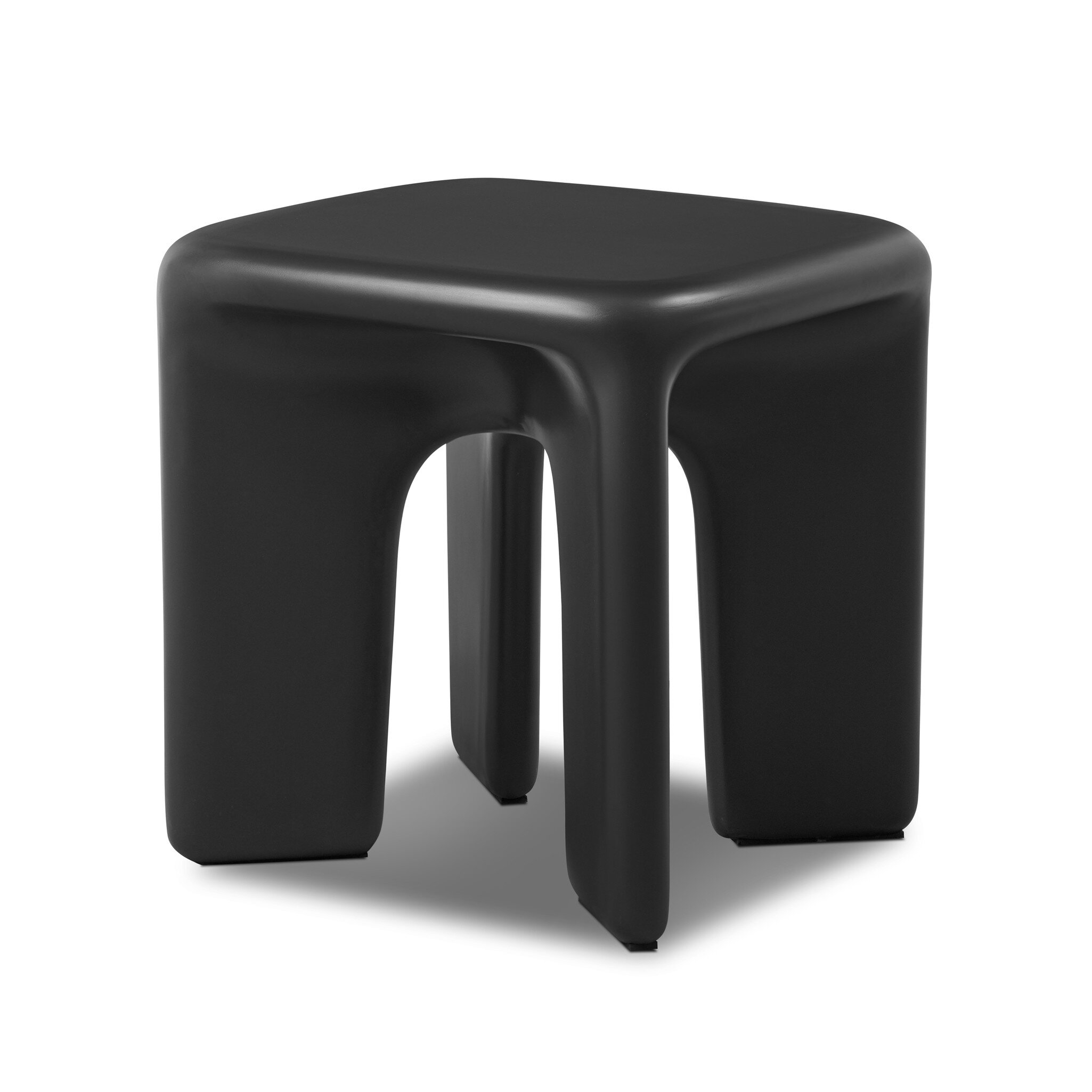 Dante End Table - Black Concrete - Image 0