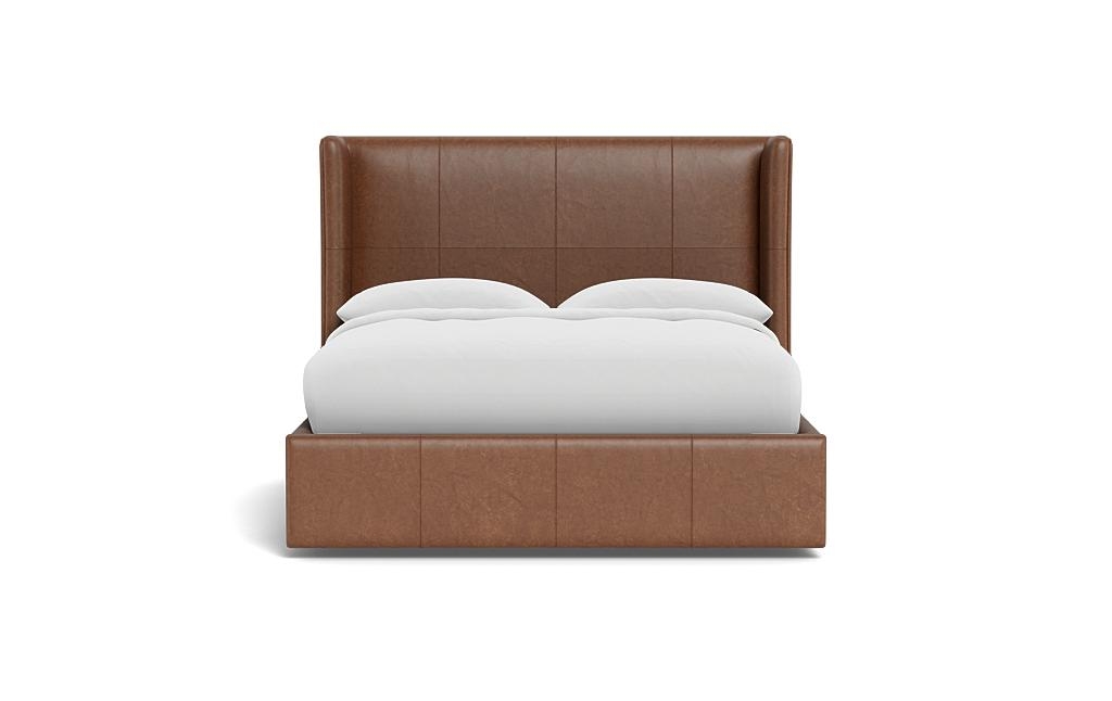 Graham Leather Upholstered Bed with Storage Option - Image 0
