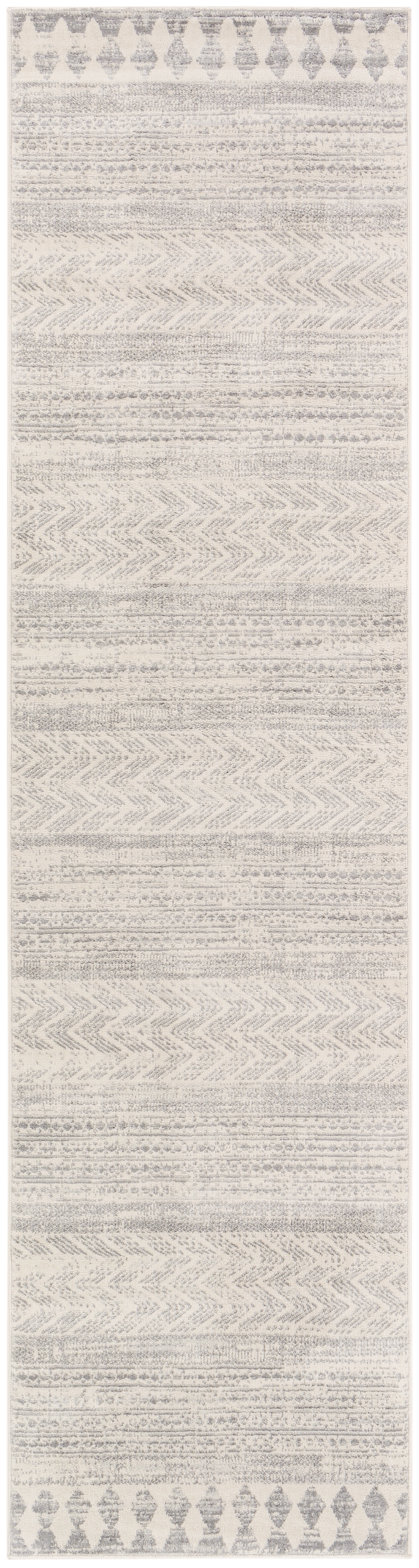 Roma Beige Indoor 2'7" x 10' Machine Woven Rug - Image 0