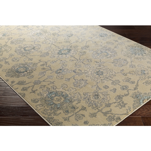 Serene Beige Indoor 8'10" x 12'10" Machine Woven Rug - Image 1