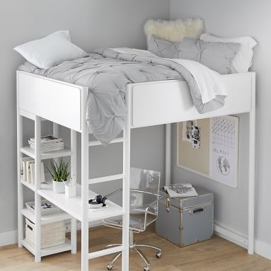 Tilden Loft Bed, Full, Simply White, In-Home - Image 4