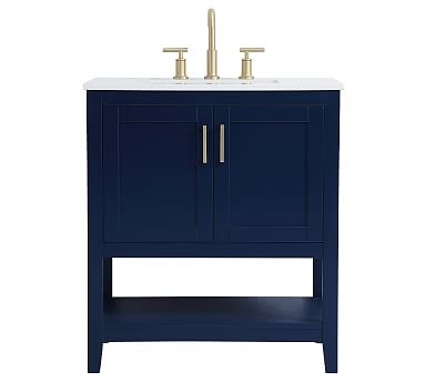Blue Belleair Single Sink Vanity, 30" - Image 0