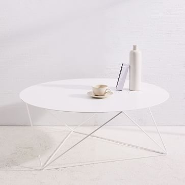 Eric Trine Octahedron Coffee Table, Matte Gray - Image 1