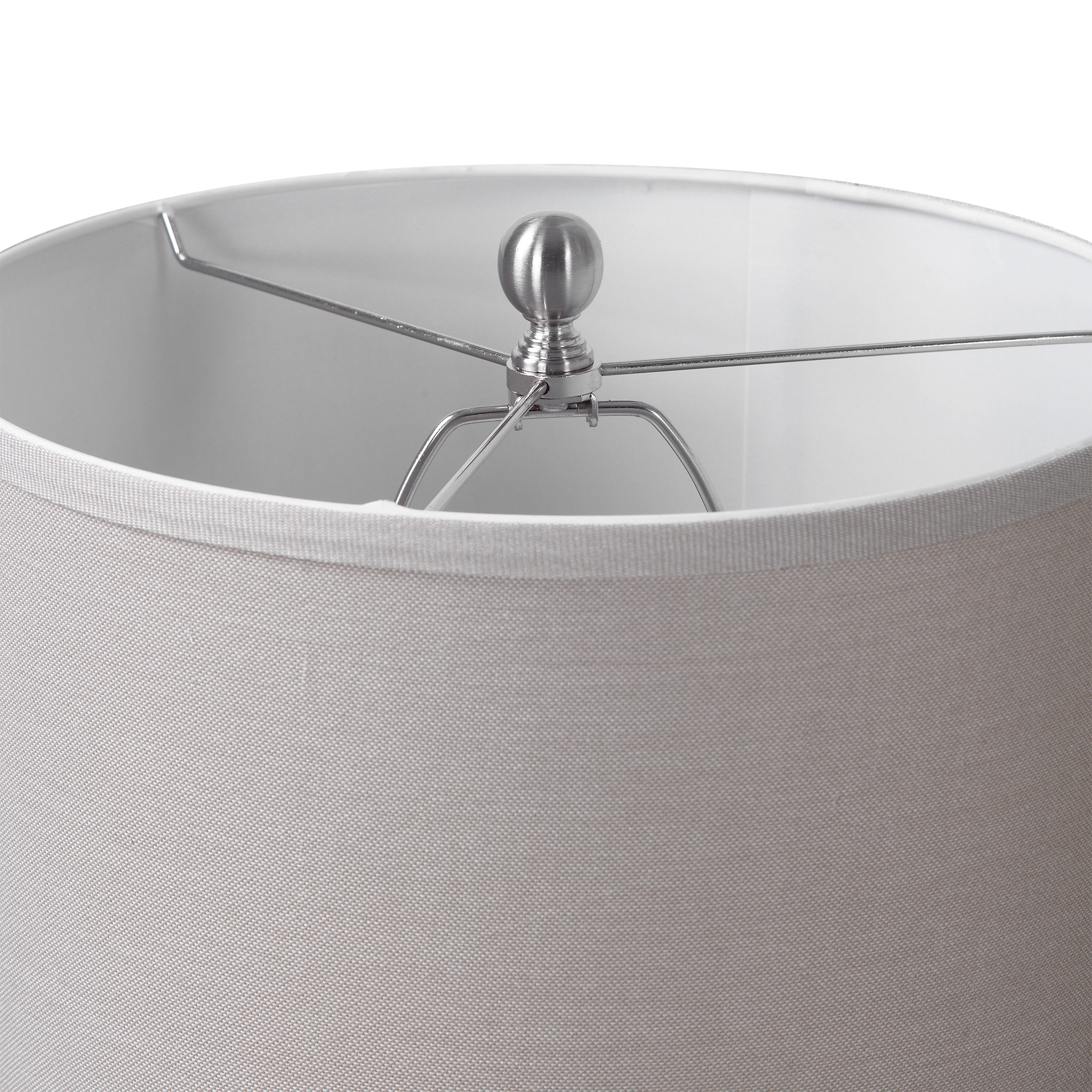 Scalloped Ceramic Table Lamp - Image 1