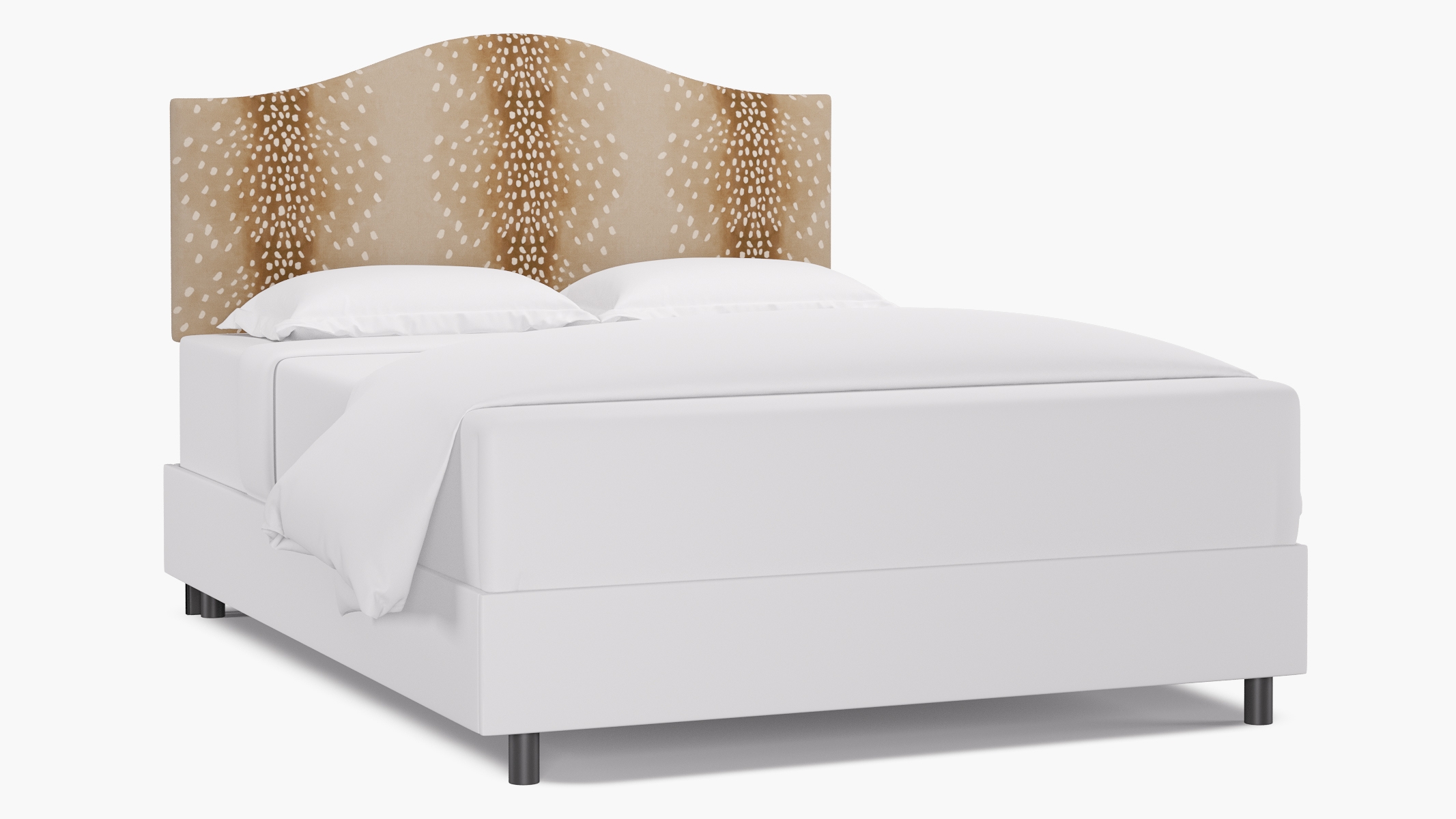 Camelback Headboard, Fawn, Queen - Image 0