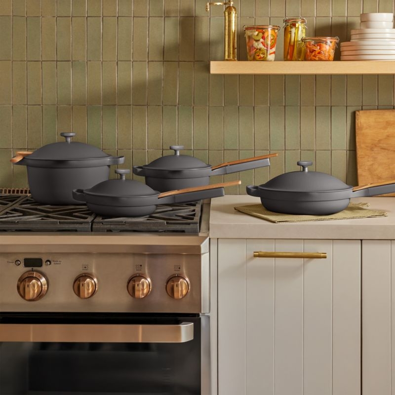 Our Place Charcoal 13-Piece Cookware Set - Image 3