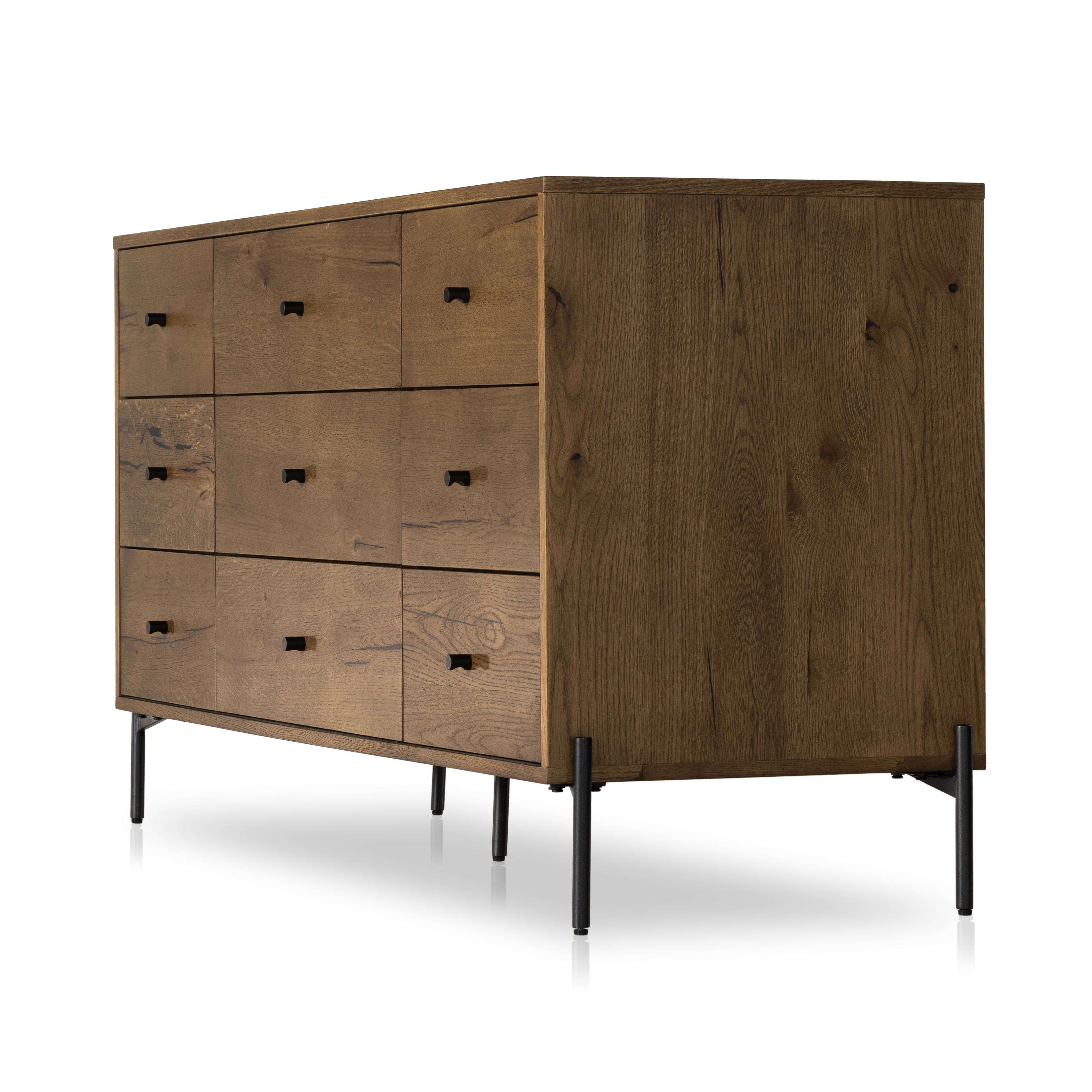 Eaton 9 Drawer Dresser - Amber Oak Resin - Image 3