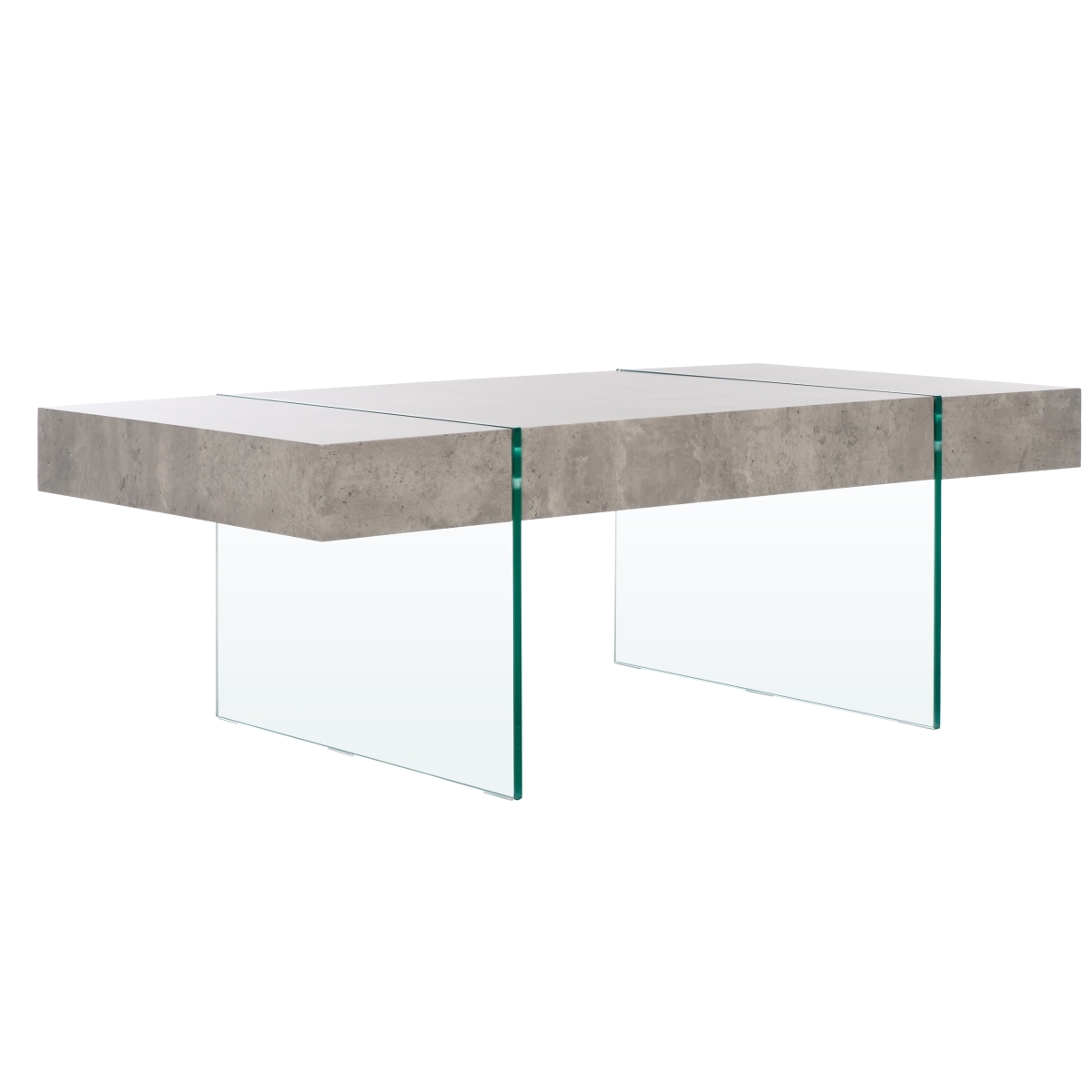 Jacob Coffee Table - Light Concrete - Safavieh - Image 6