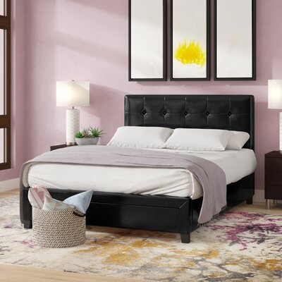 Cramlington Tufted Upholstered Low Profile Storage Platform Bed - Image 0