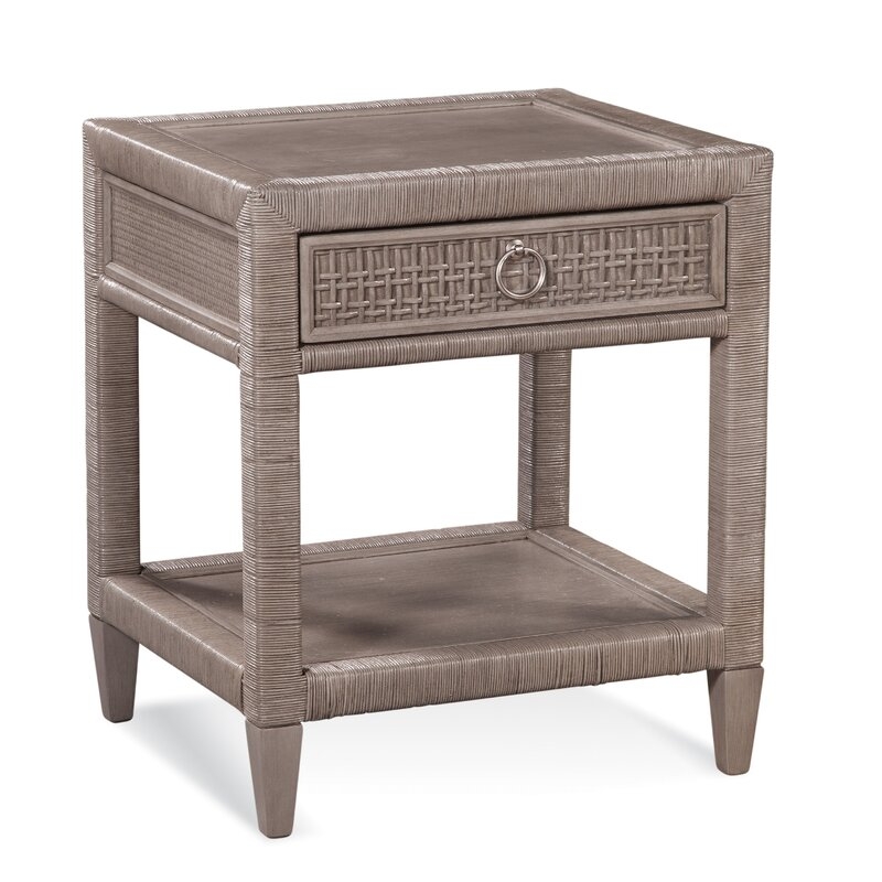 Braxton Culler Naples 1 Drawer Nightstand Color: Bluebery - Image 0