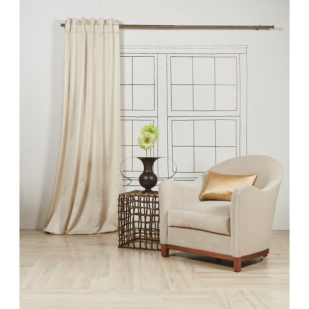 Ann Gish Velvet Single Curtain Panel - Image 0