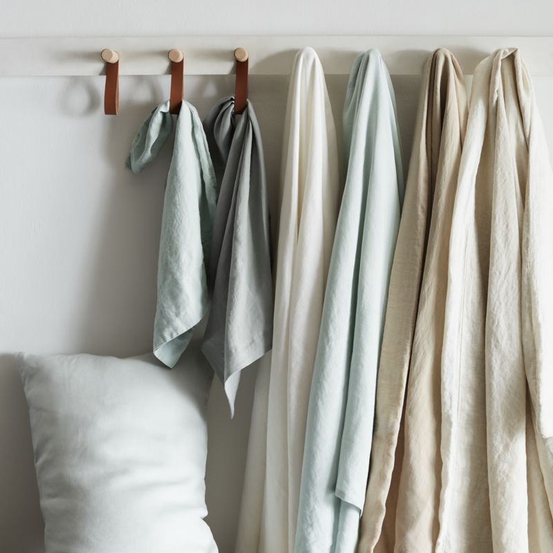 Aire Natural Hemp Warm Natural King Bed Sheet Set - Image 3
