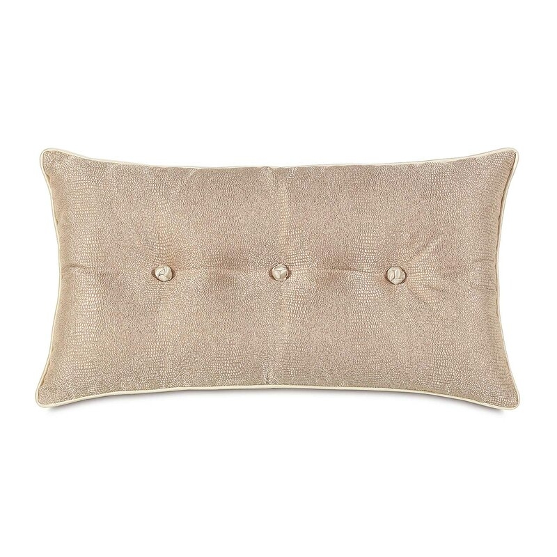 Eastern Accents Bardot Dunaway Fawn Tufted Pillow Cover & Insert - Image 0