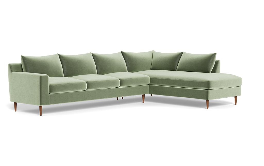Sloan 4-Seat Right Bumper Sectional - Image 1