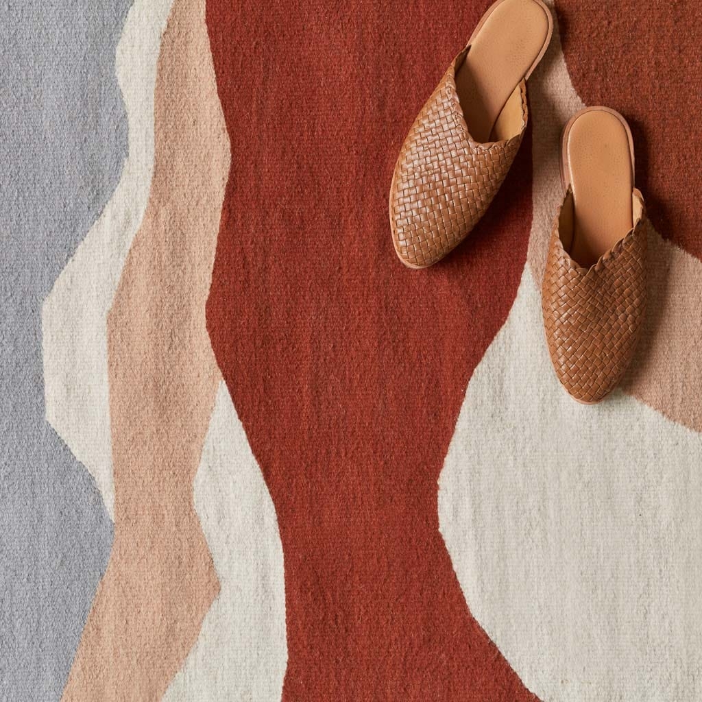 The Citizenry Corrido Handwoven Accent Rug | 3' x 5' | Blue - Image 1