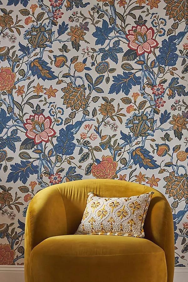 Hazelwood Paper Floral Wallpaper - Image 0