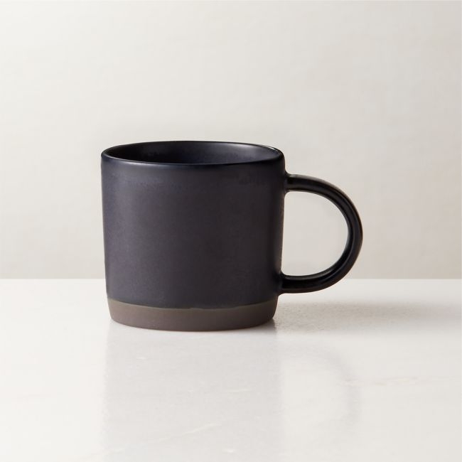 Cast Black Espresso Cup with Reactive Glaze 3oz - Image 0