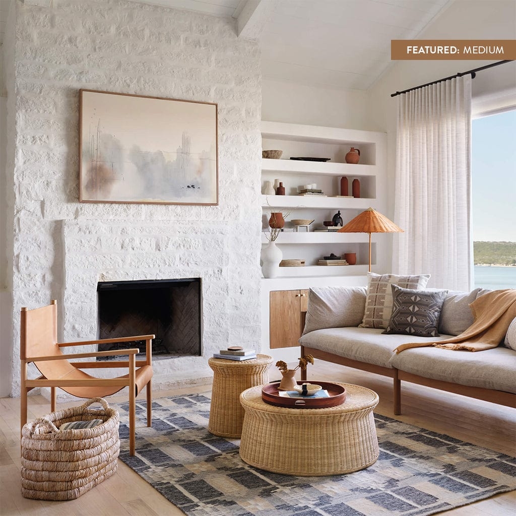 The Citizenry Ora Wicker Coffee Table | Large | Natural - Image 3