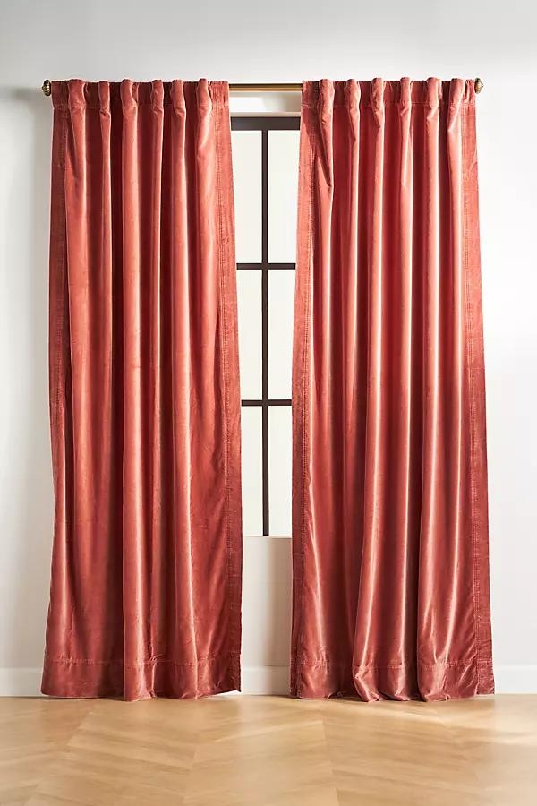 Trova Washed Velvet Curtain - Image 0