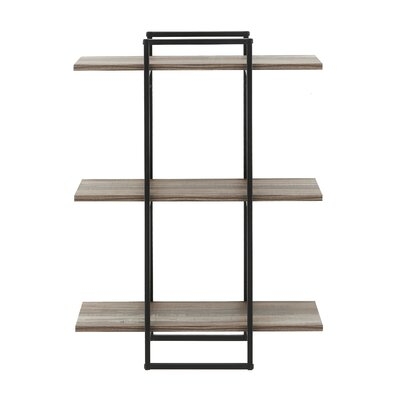 Ava-Nicole Crossed Double Rectangle Shelf Unit