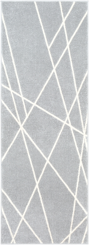 Horizon Gray Indoor 7'3" x 7'3" Machine Woven Rug - Image 0