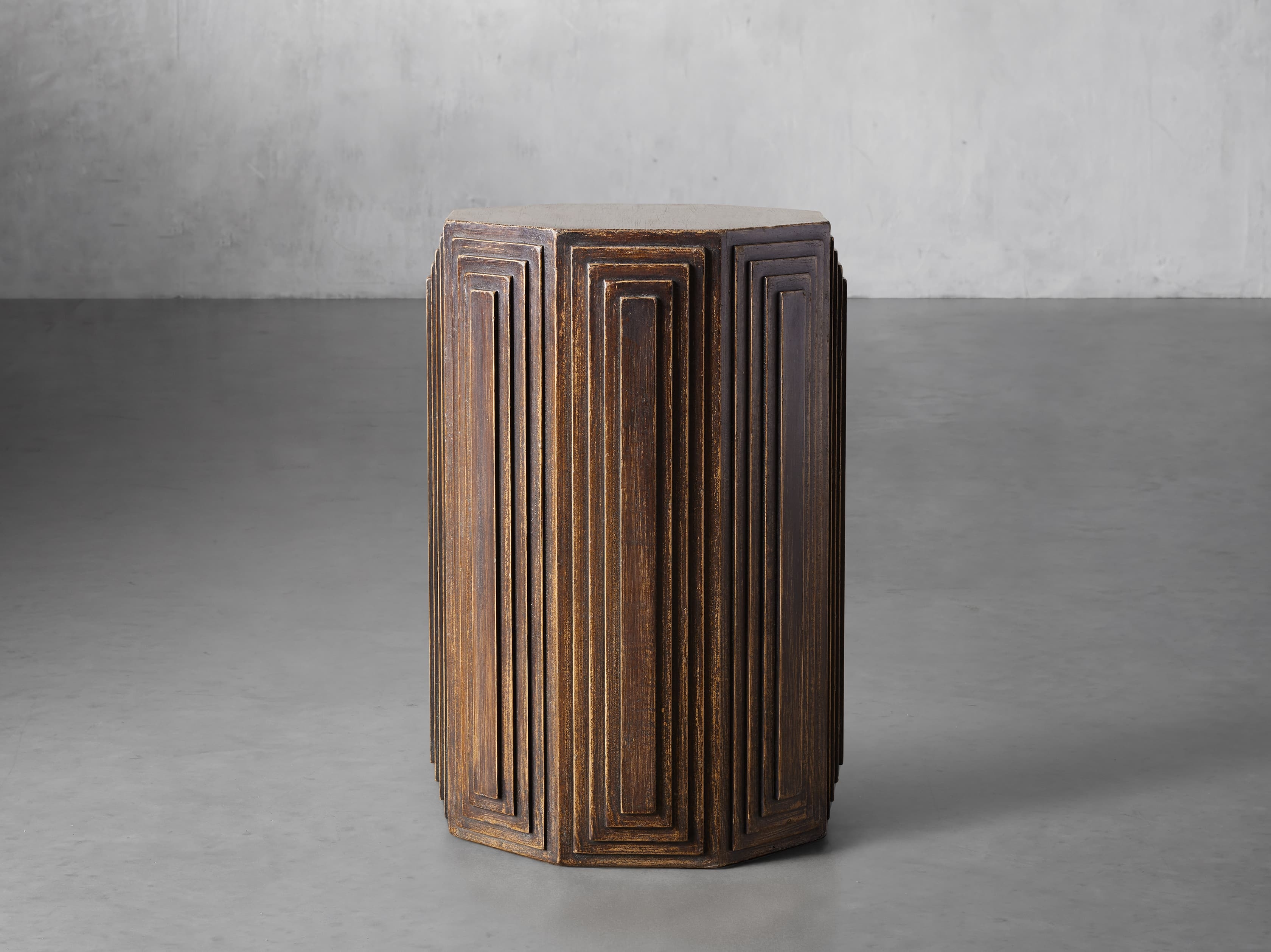 Manu Side Table in Wood Brown - Image 0