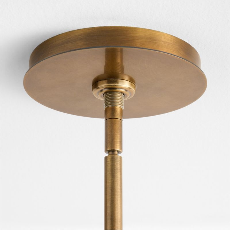 Lilypad Metal and Glass Pendant Light by Brigette Romanek - Image 5