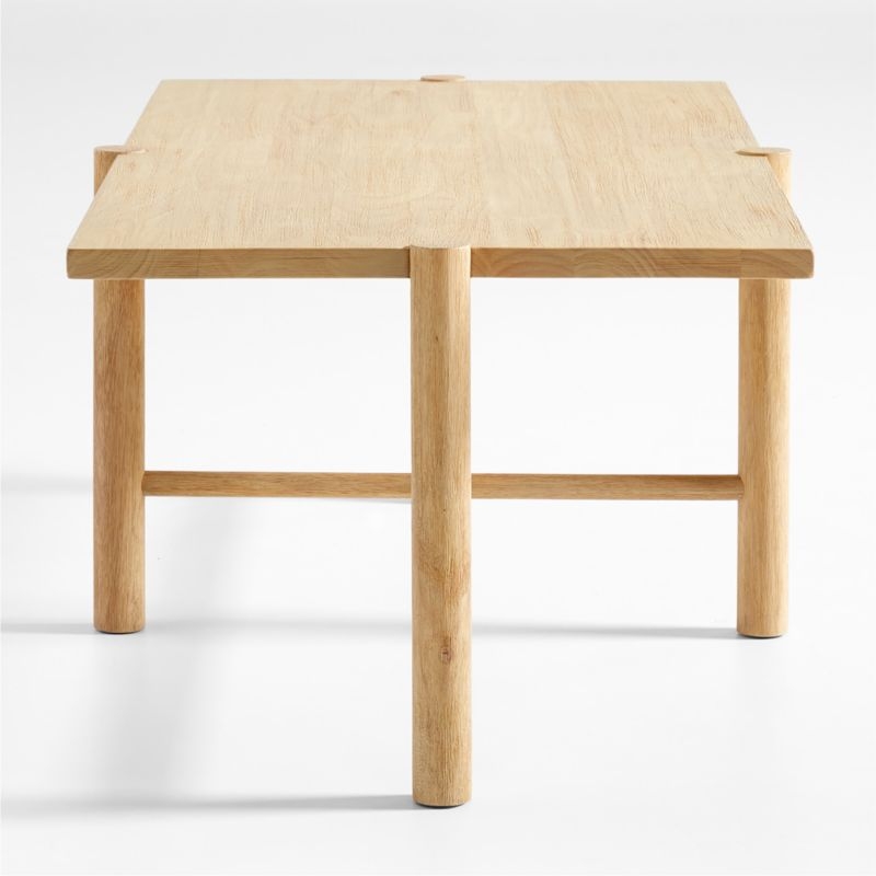 Jo Rectangular Wood Coffee Table - Image 2