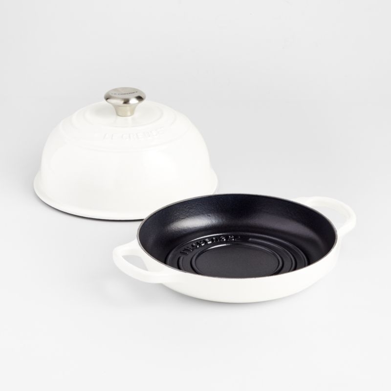 Le Creuset ® 9.5" White Enameled Cast Iron Bread Oven - Image 4