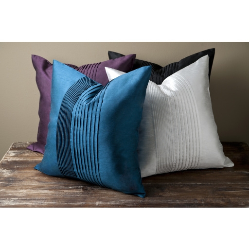 Solid Pleated HH-024 18"L x 18"W Pillow Cover - Image 2