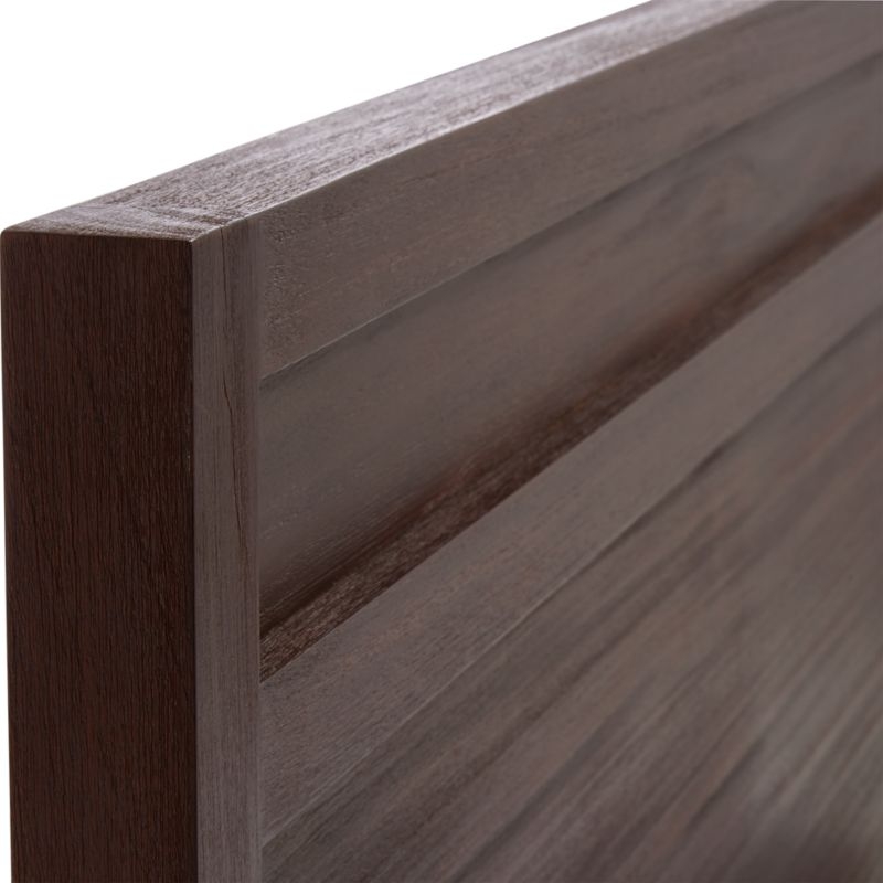 Keane 31.5" Espresso Solid Wood Charging Nightstand - Image 1