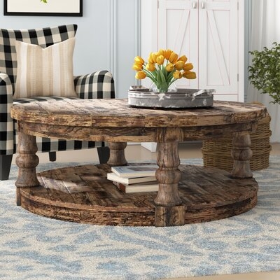 Anner Floor Shelf Coffee Table with Storage - Image 0