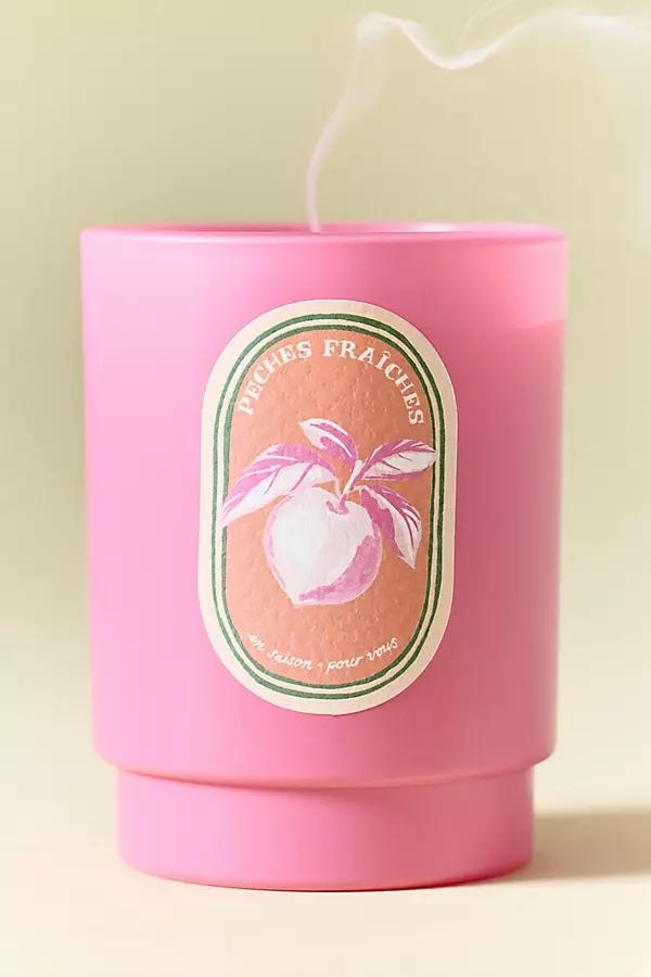 Juliette Fruity Peach & Nectarine Boxed Glass Candle - Image 0